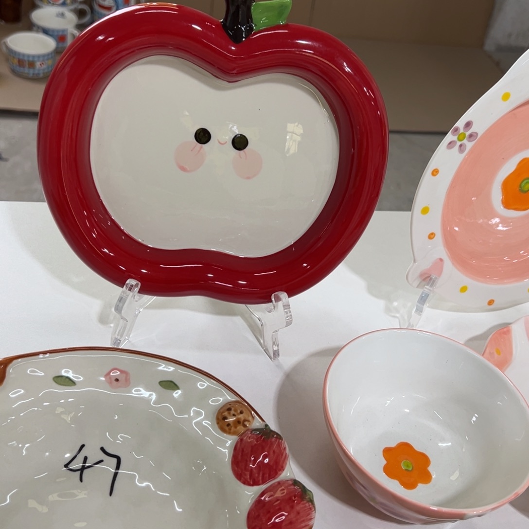 其他陶高温陶瓷釉下彩微瑕！