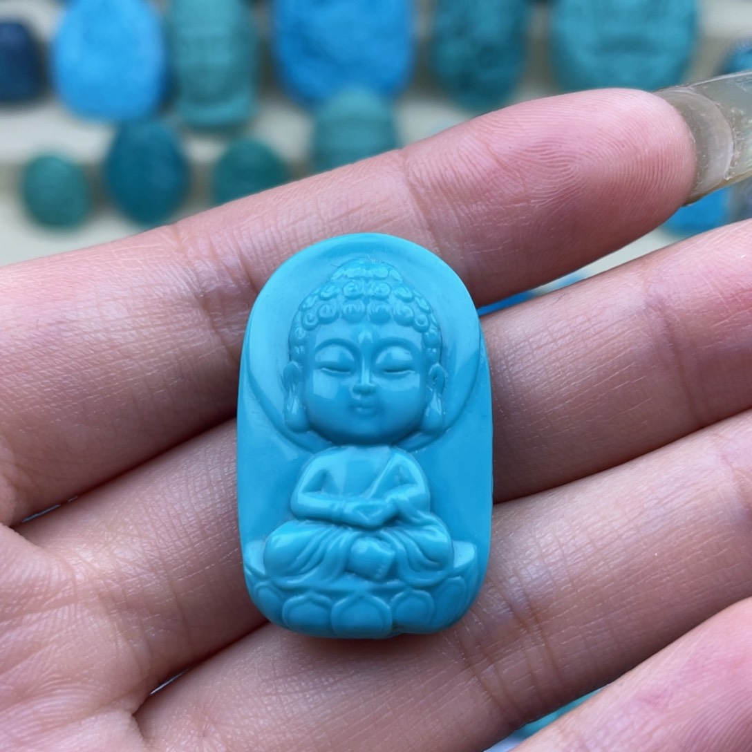 绿松石珠宝奇石未镶嵌