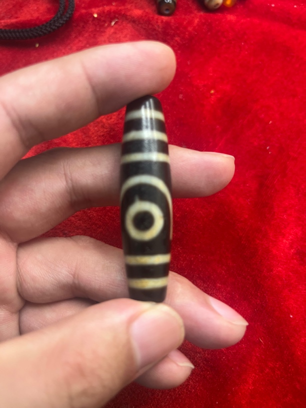 二眼玛瑙材质吊坠