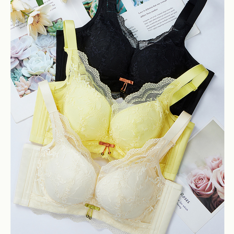 黛巧芬内衣小胸聚拢无钢圈文胸收副乳防下垂调整型内衣