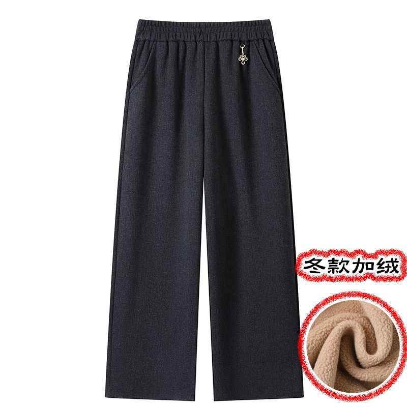 80斤-245斤特大码加厚高腰宽松百搭秋冬显瘦休闲妈妈裤