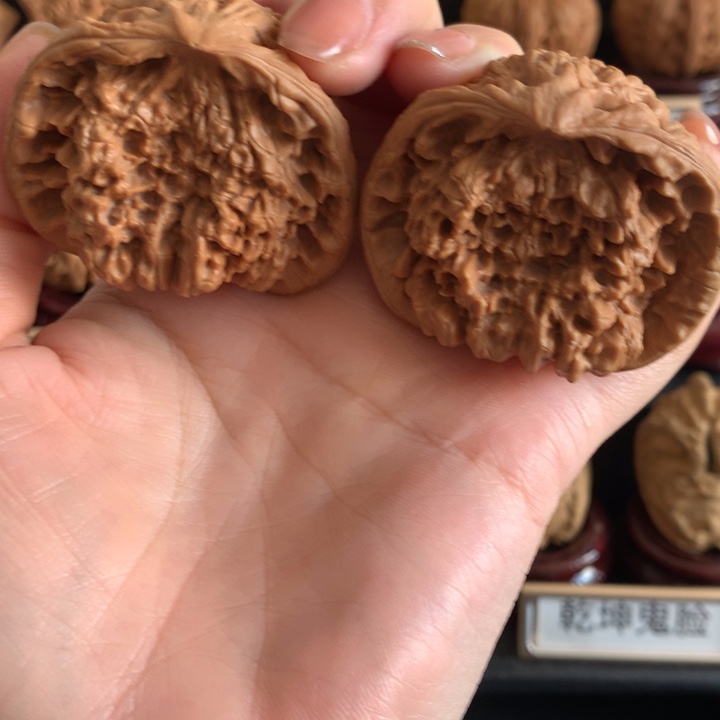 文玩核桃把件蛇头48