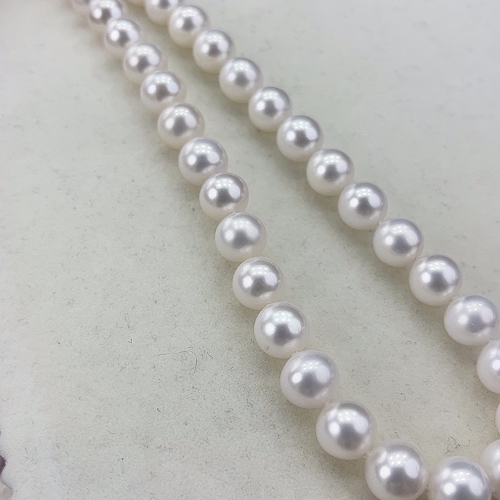 淡水珍珠颈饰银S925镶嵌10➕极光冷白高品