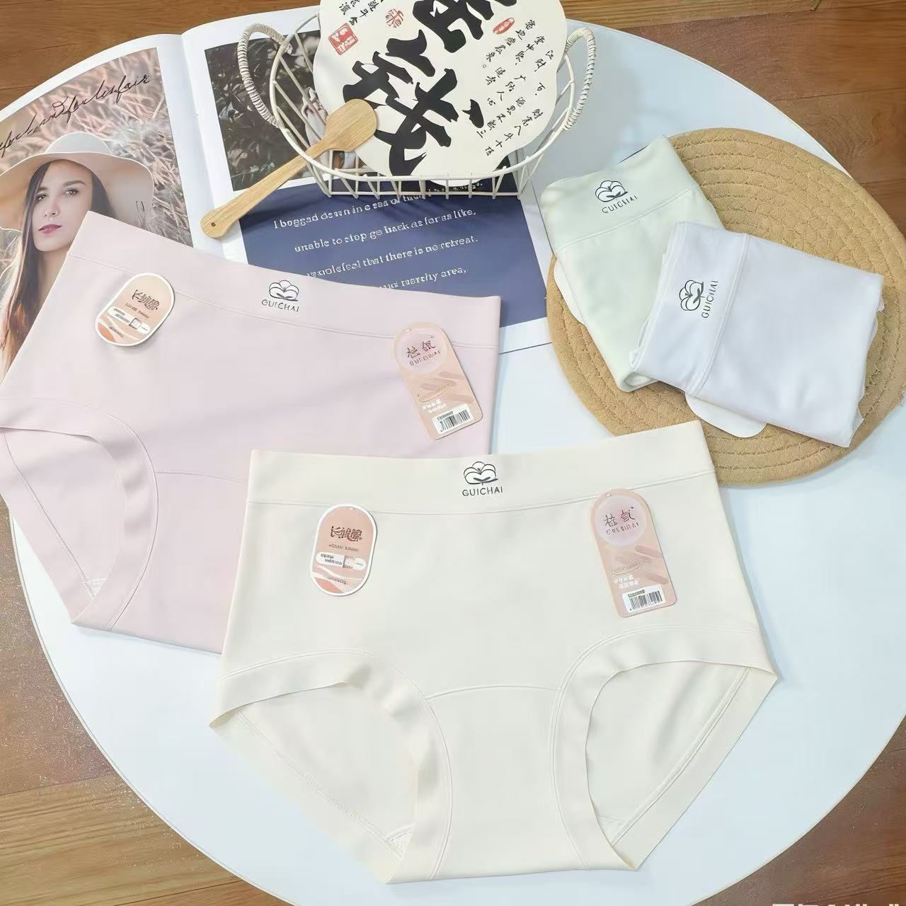 秋冬女士中高腰内裤女舒适少女柔软亲肤透气10A抗菌底裆女生女款