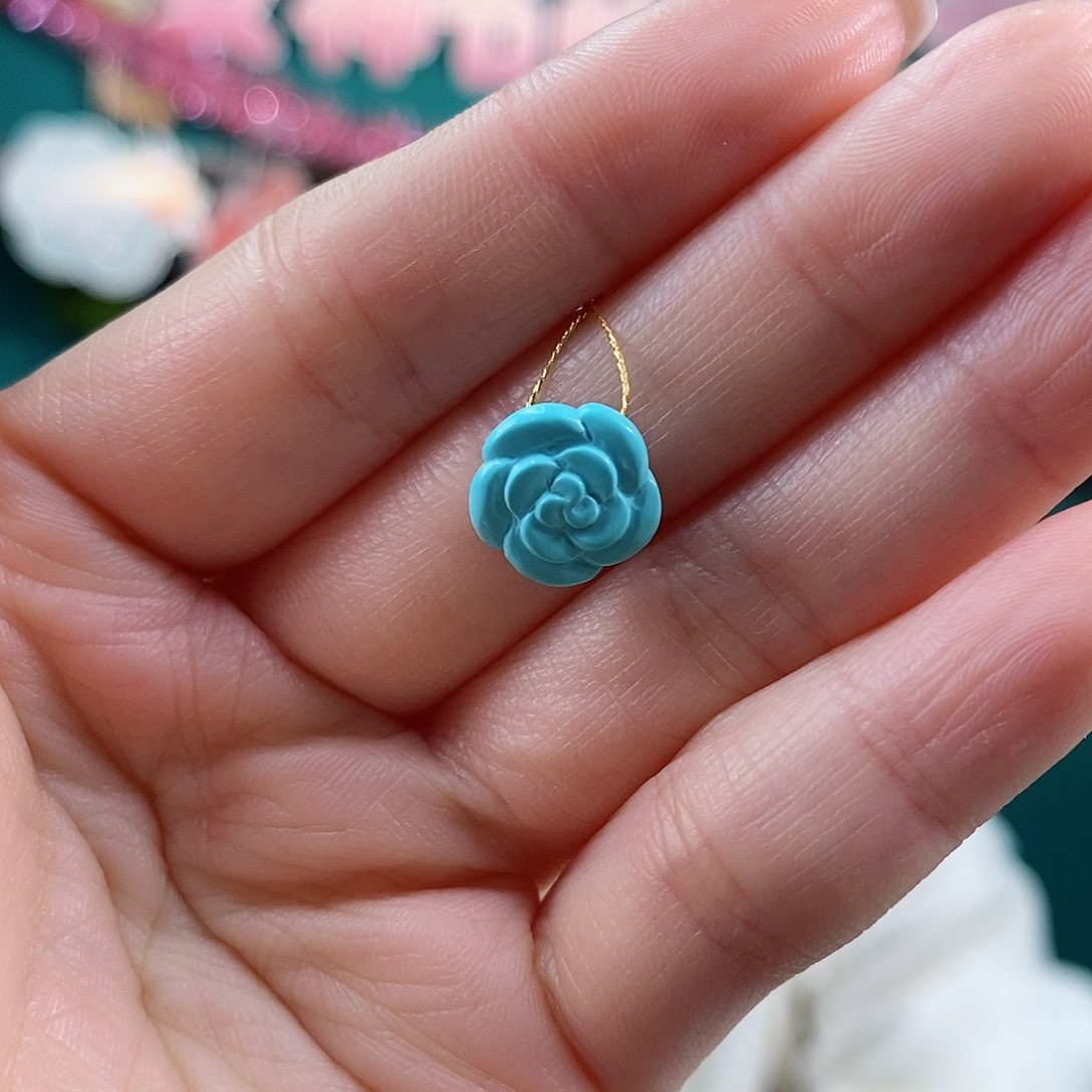 绿松石珠宝奇石未镶嵌