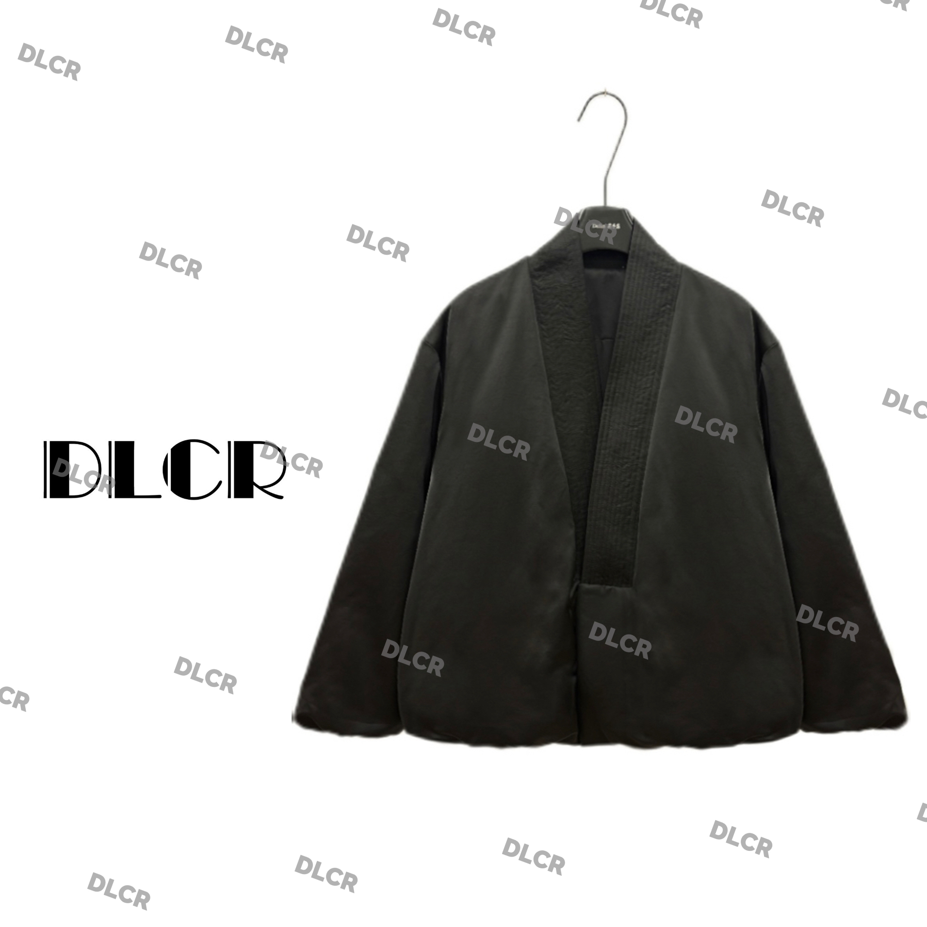 DLCR【大琳】冬季新款极简时尚v领气质潮流90白鹅绒外套