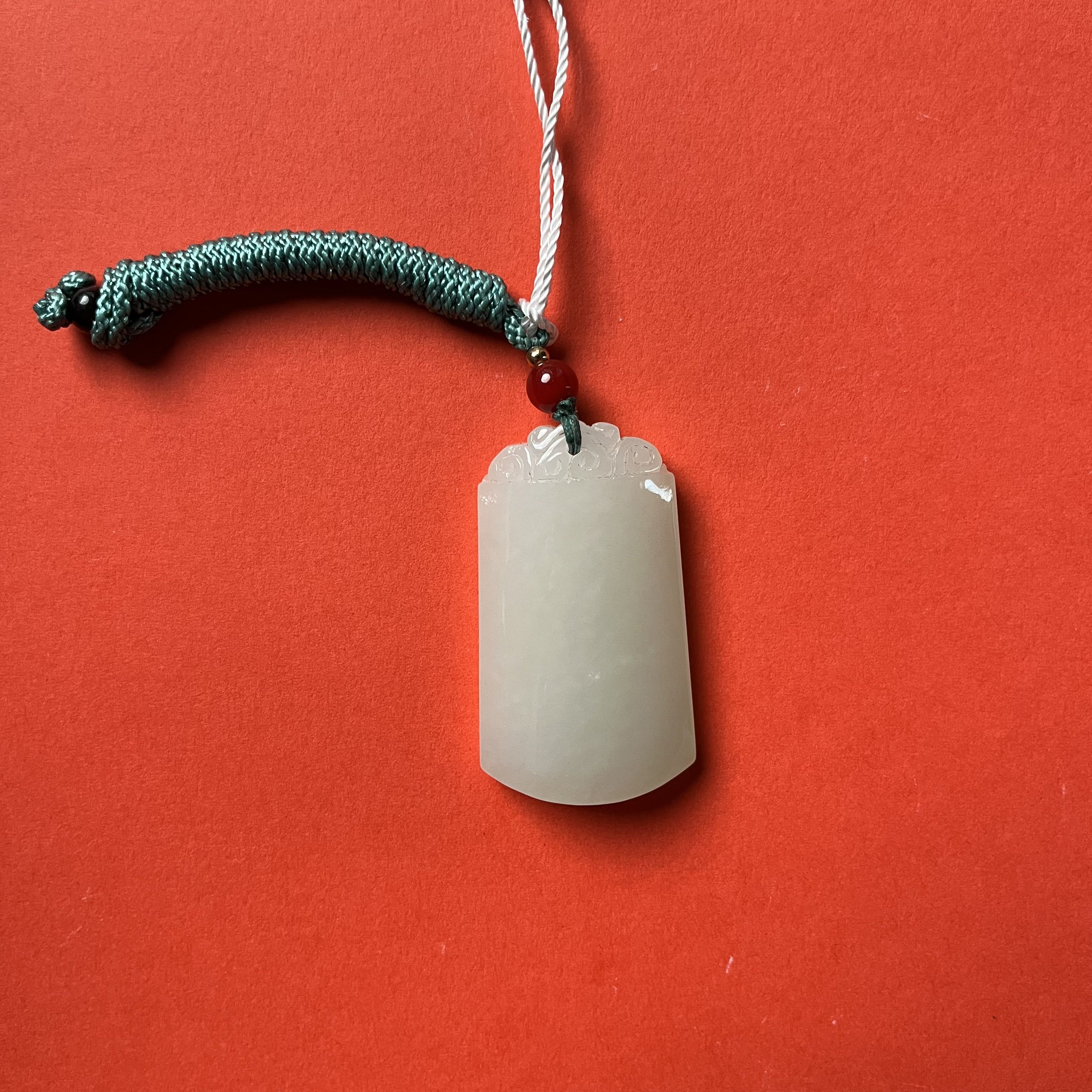 和田玉无事牌 8027