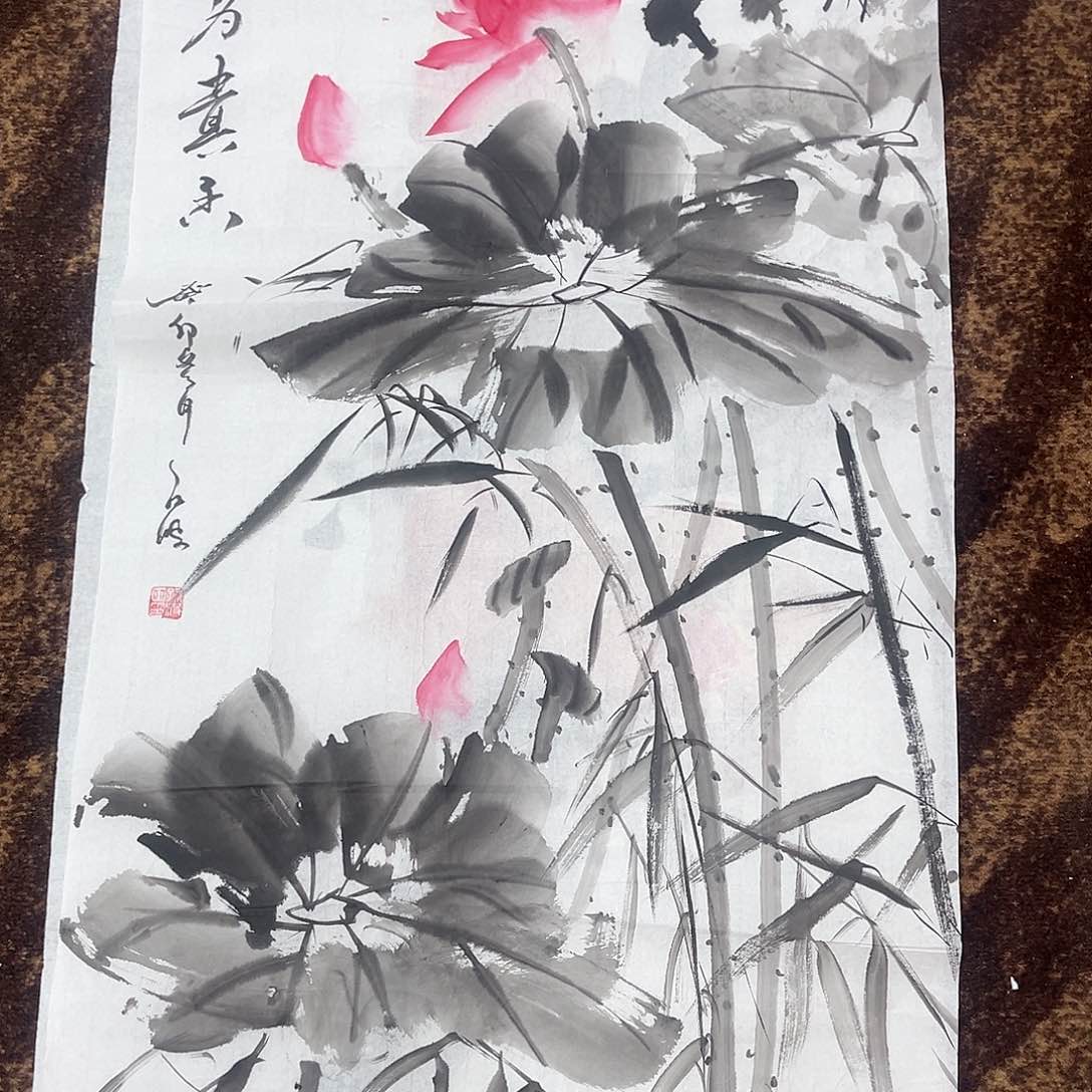 国画绘画作品多次参加全国