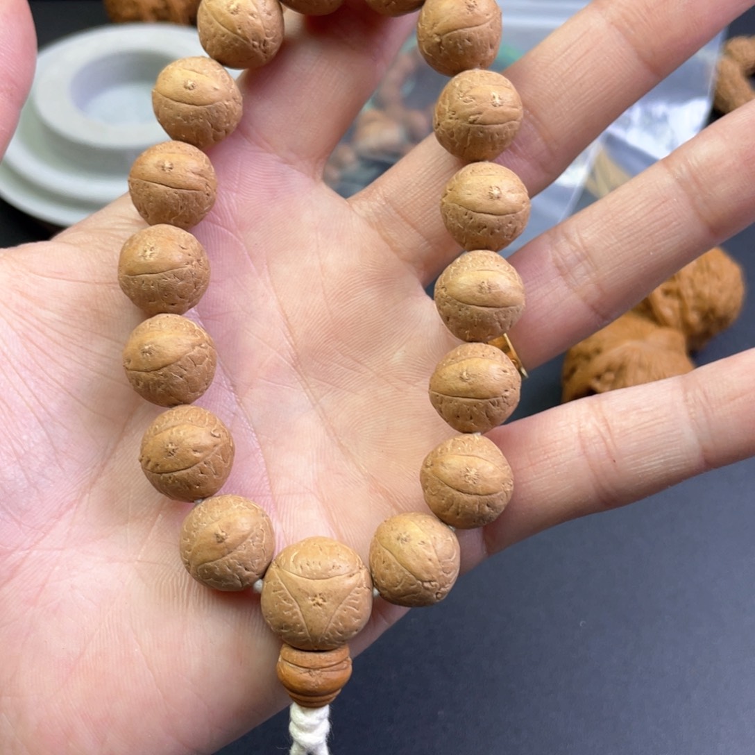 凤眼菩提手串14➕左右尺寸K10凤眼菩提D6同树大眼
