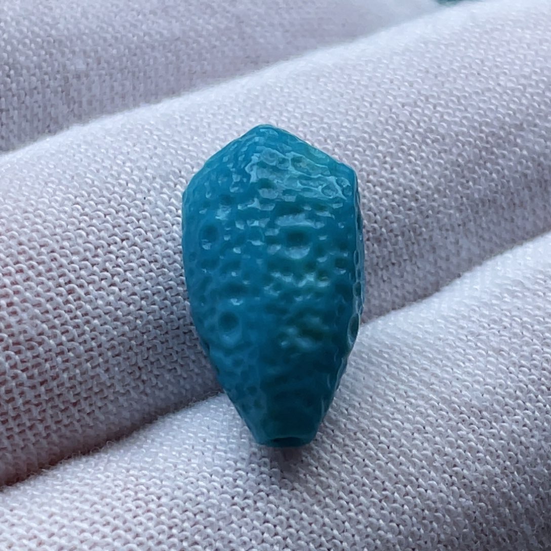 未镶嵌绿松石珠宝奇石卡9-17-8