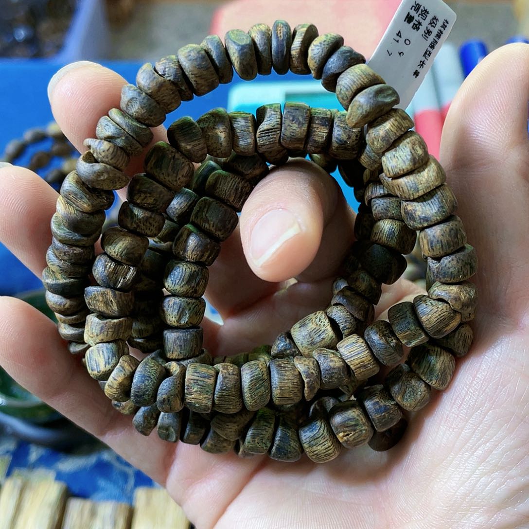 沉香手串棋楠白露沉水树丁0.9/41克多样性发一