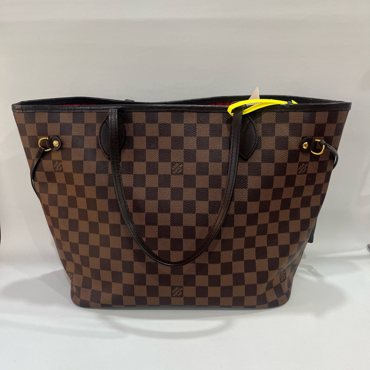 95新 LouisVuitton/路易威登 捐金沉珠/棋盘格中号nf单肩