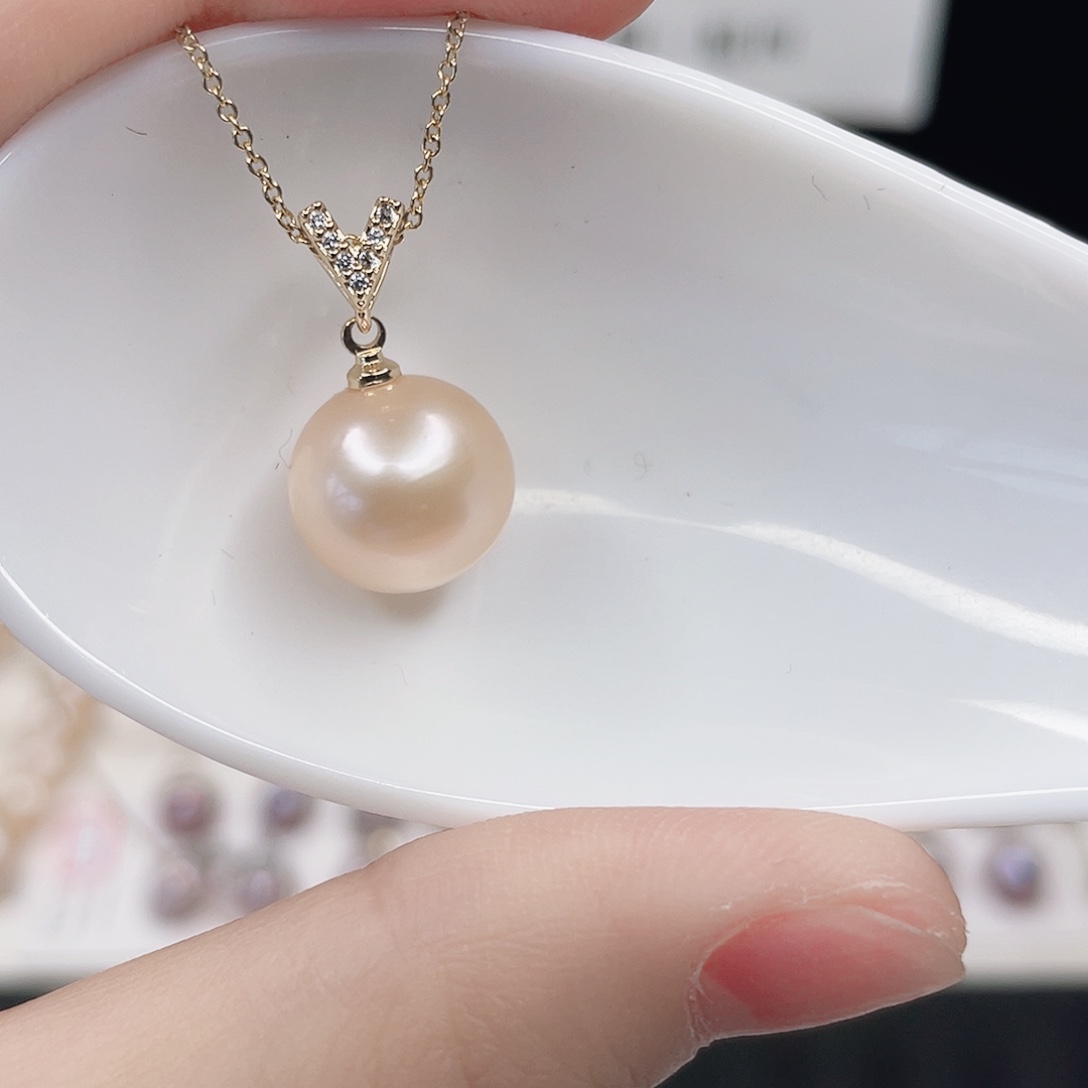 吊坠(赠链)合金淡水珍珠