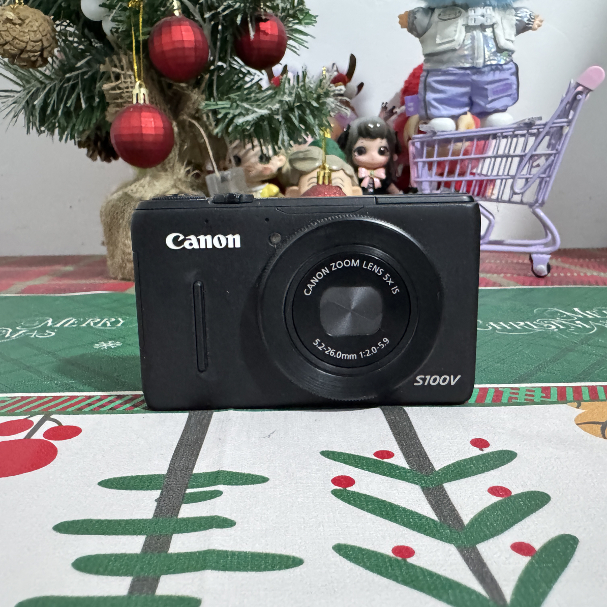 9新 Canon/佳能 95新 S100v1210万像素 5倍变焦 黑色 复古 功