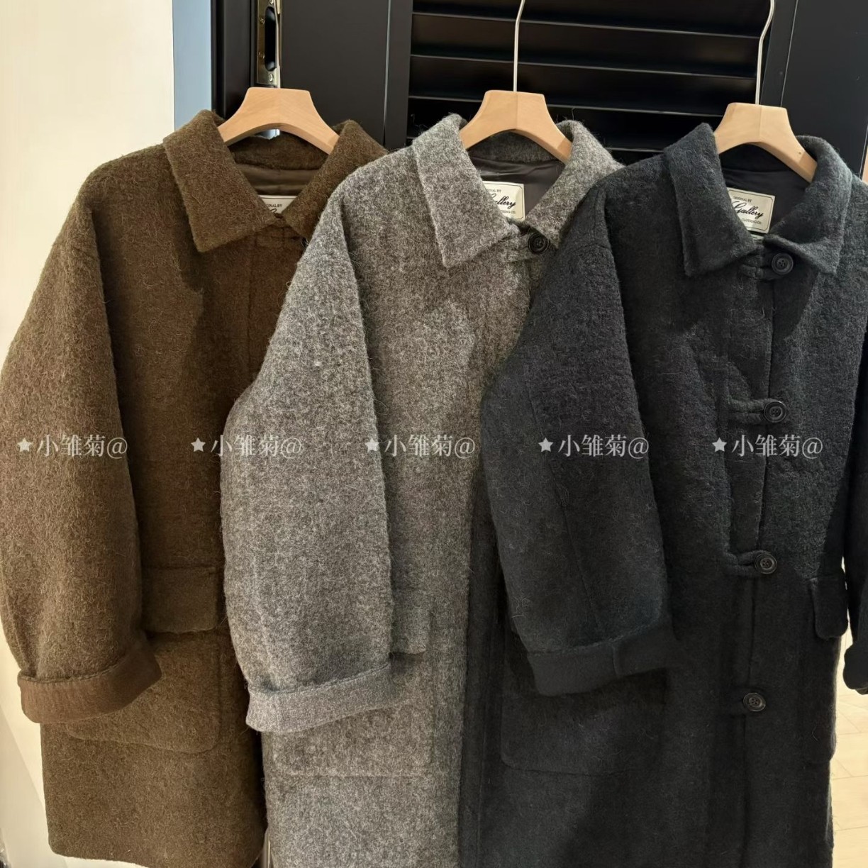 韩国正品 中长大衣 联系店铺客服购买