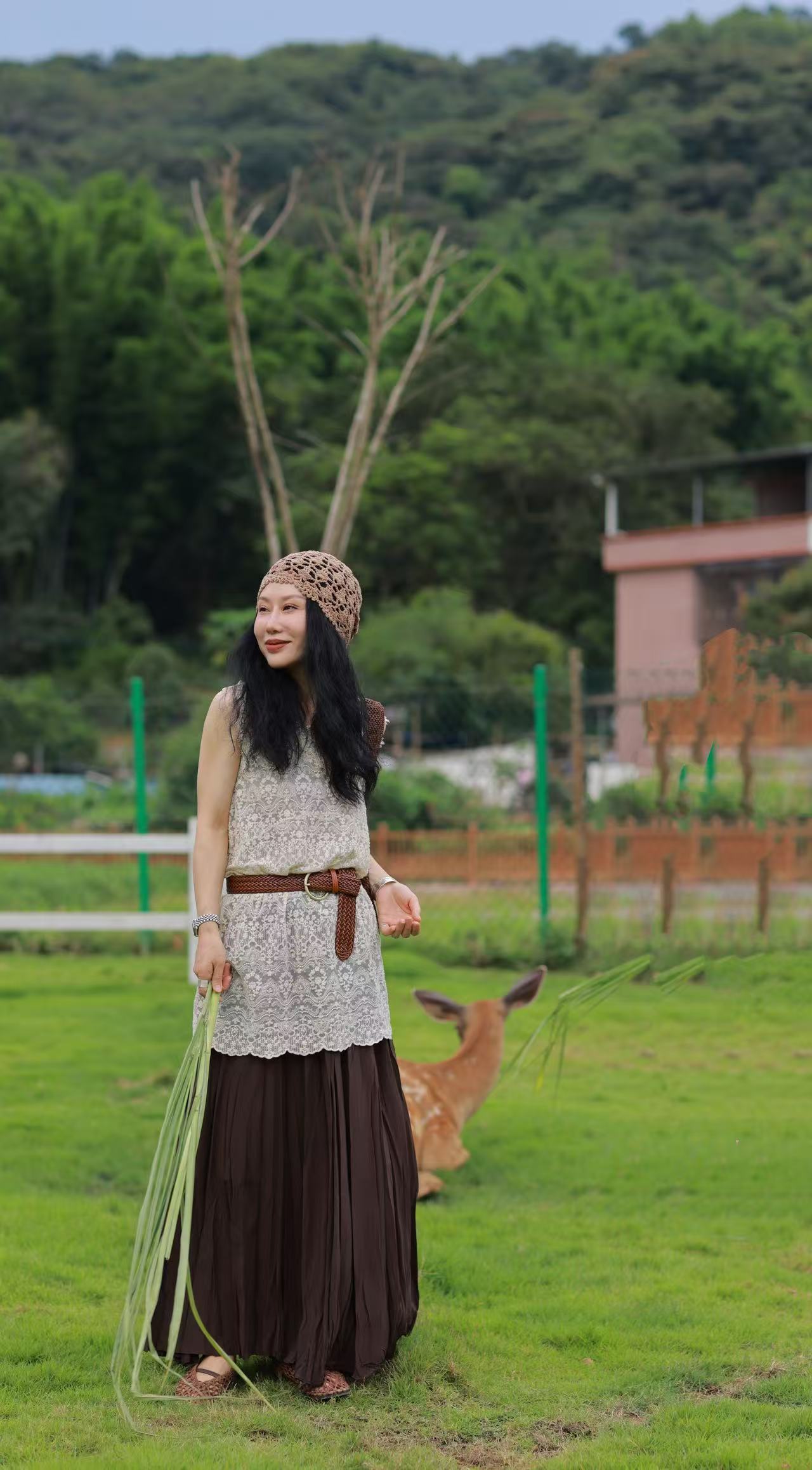 【那尚新品】时尚小众钩花蕾丝上衣（必须手洗，禁甩干）