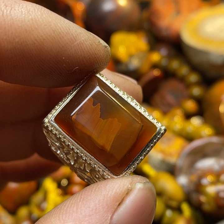 合金手链玛瑙/玉髓三*