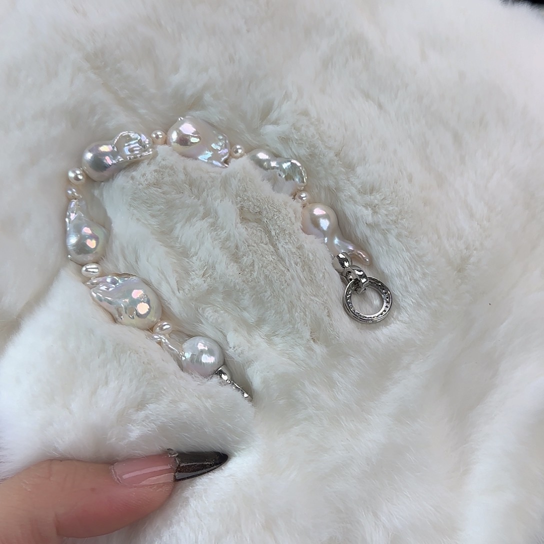 未镶嵌项链定制930淡水珍珠