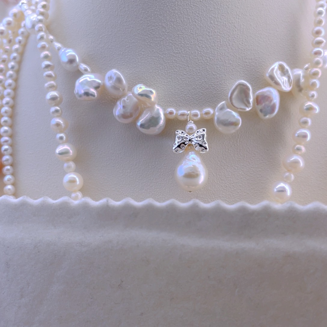 未镶嵌耳饰淡水珍珠