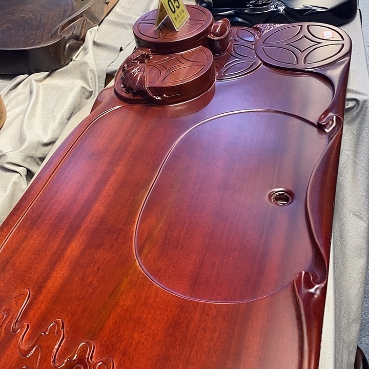 木花梨实木茶盘福利