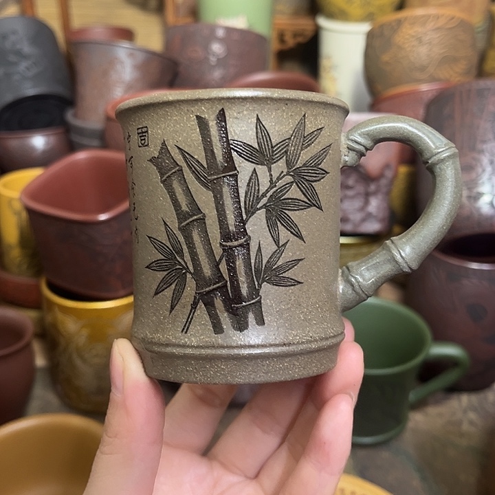 紫砂茶杯宜兴紫砂茶具正品