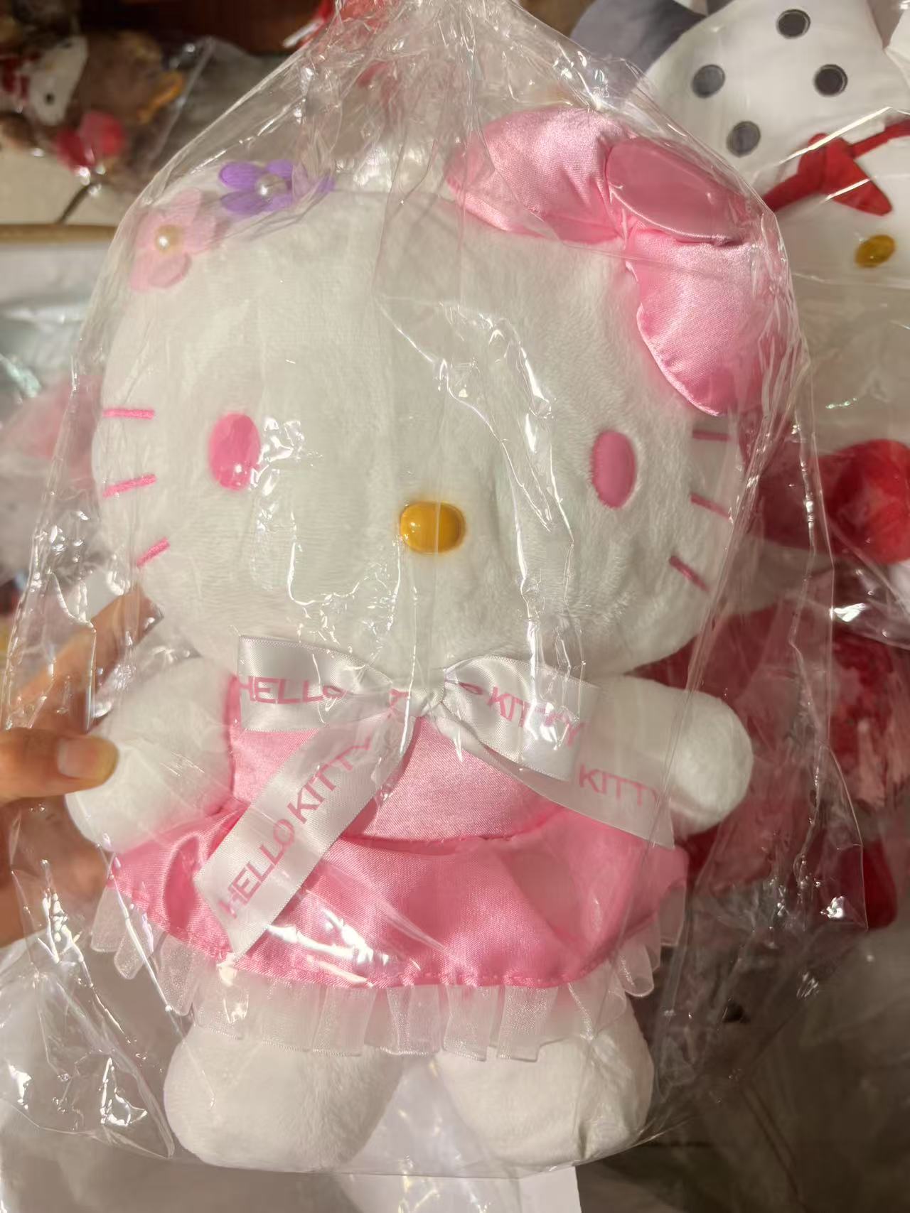 【韩版正品】粉色25CMKitty大公仔