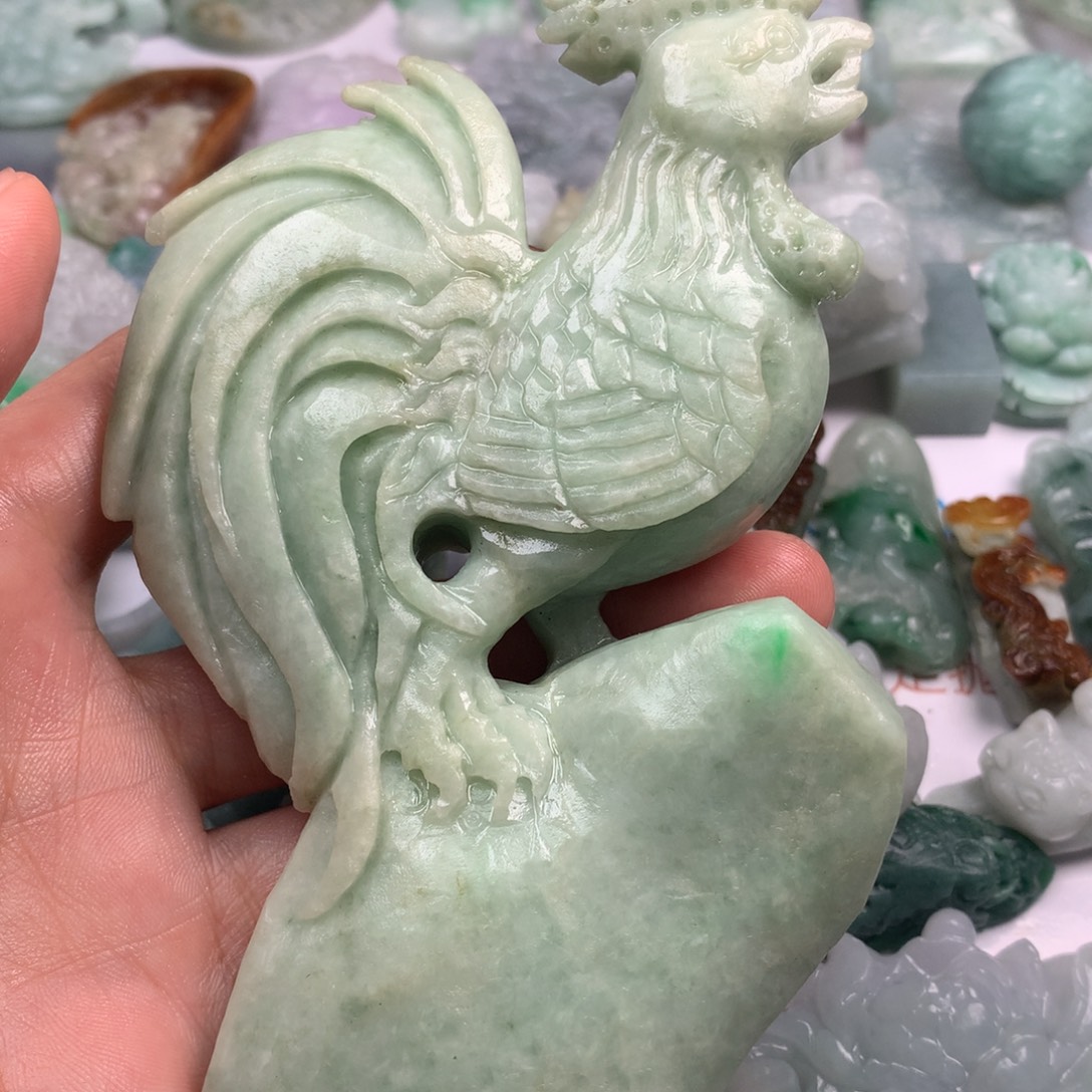 梅***姐定制翡翠未镶嵌翡翠