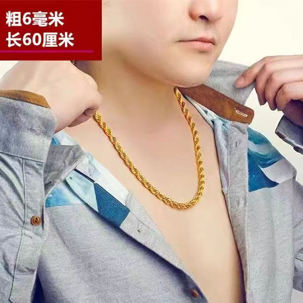 合金项链 {麻花项链}  经典 轻奢 精致款