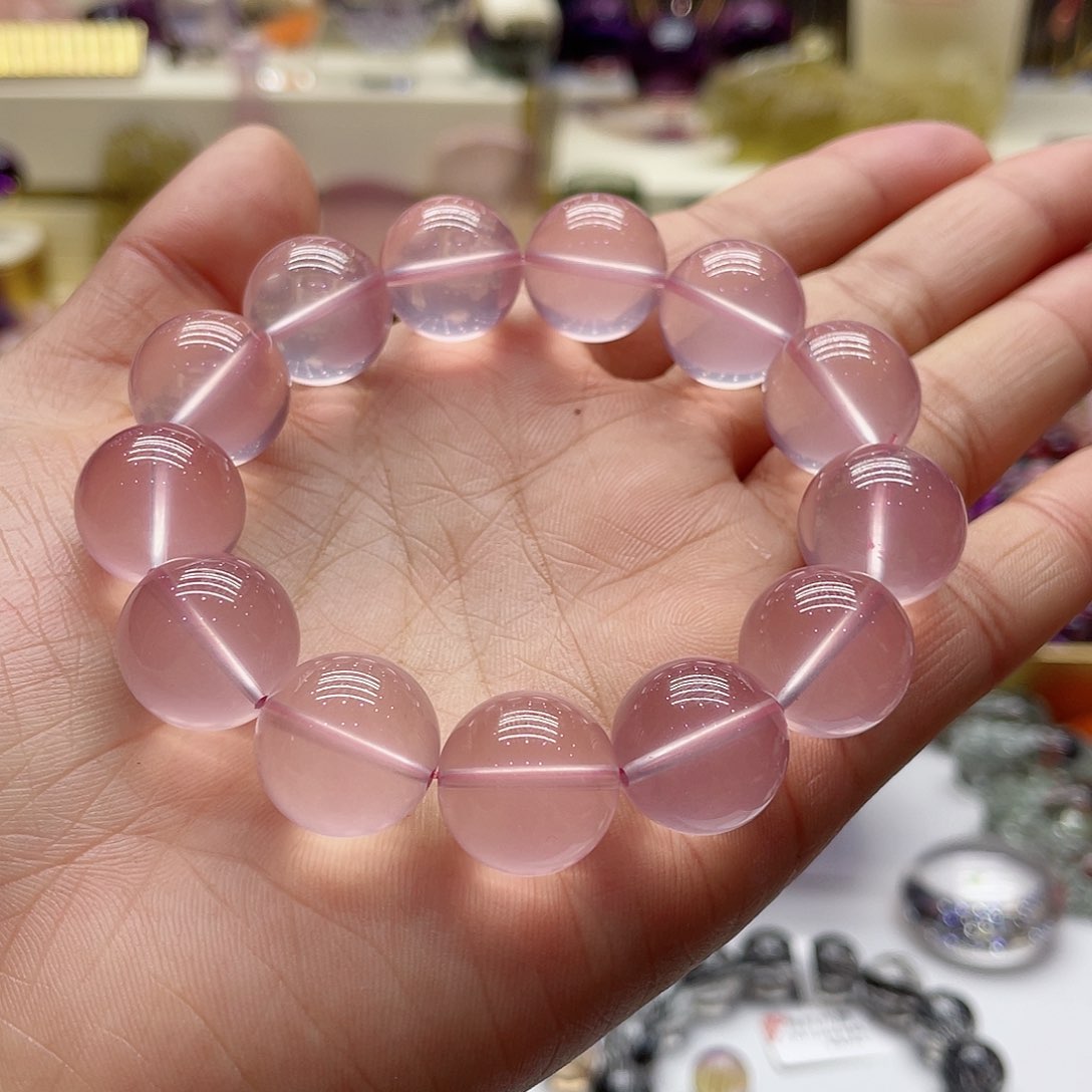水晶手链未镶嵌粉晶