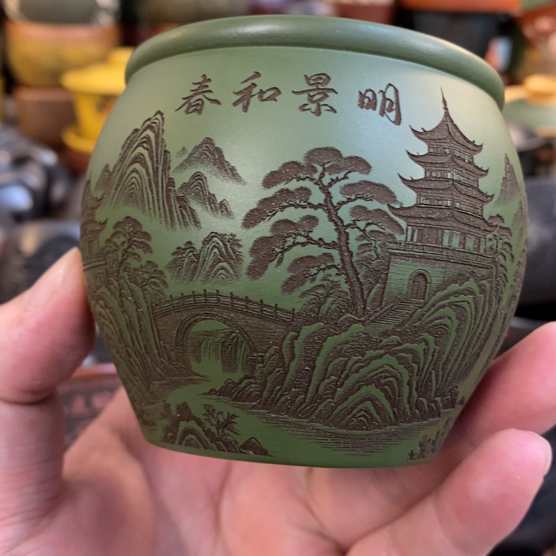 宜兴全手工紫砂杯