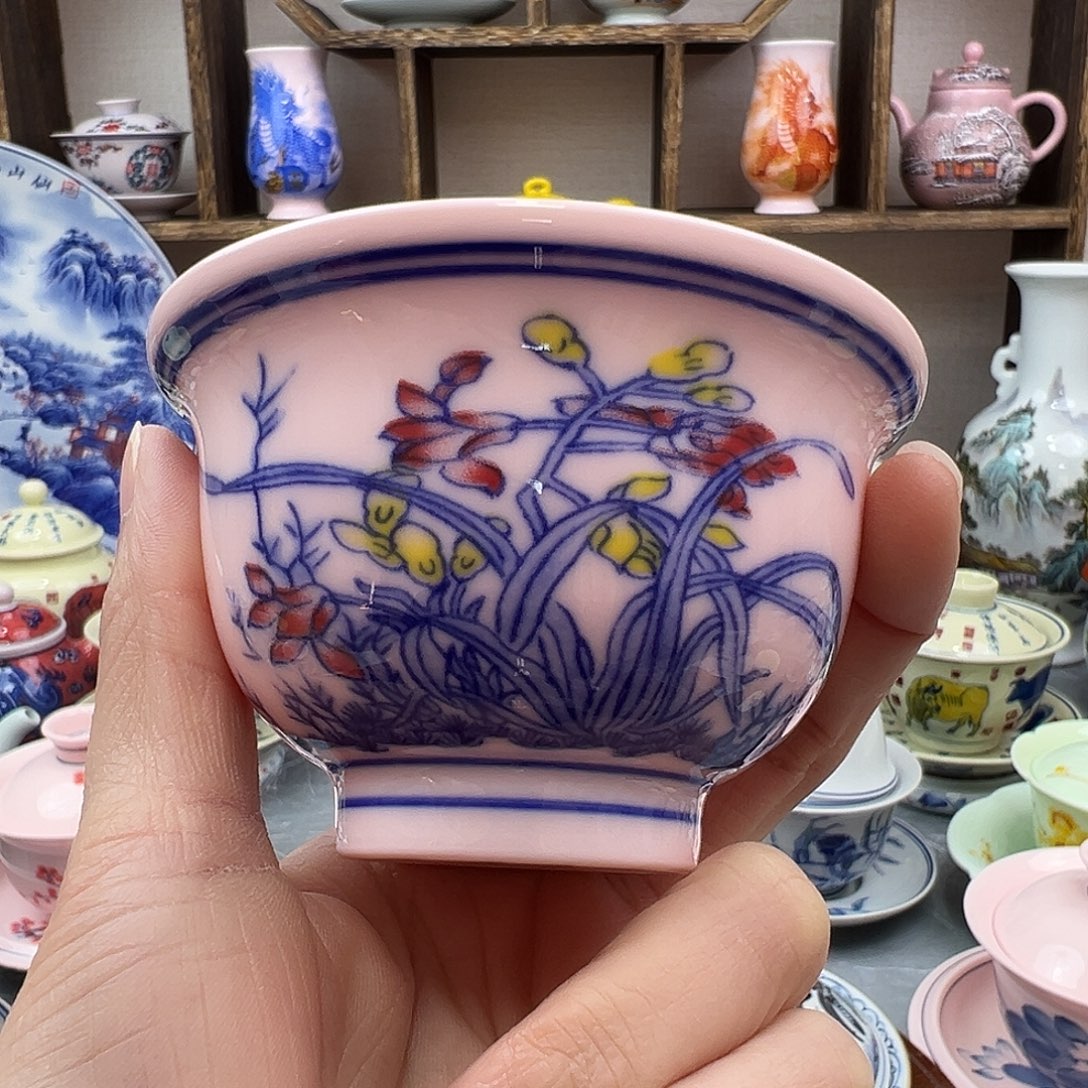 杯子陶瓷景德镇陶瓷567老厂瓷140