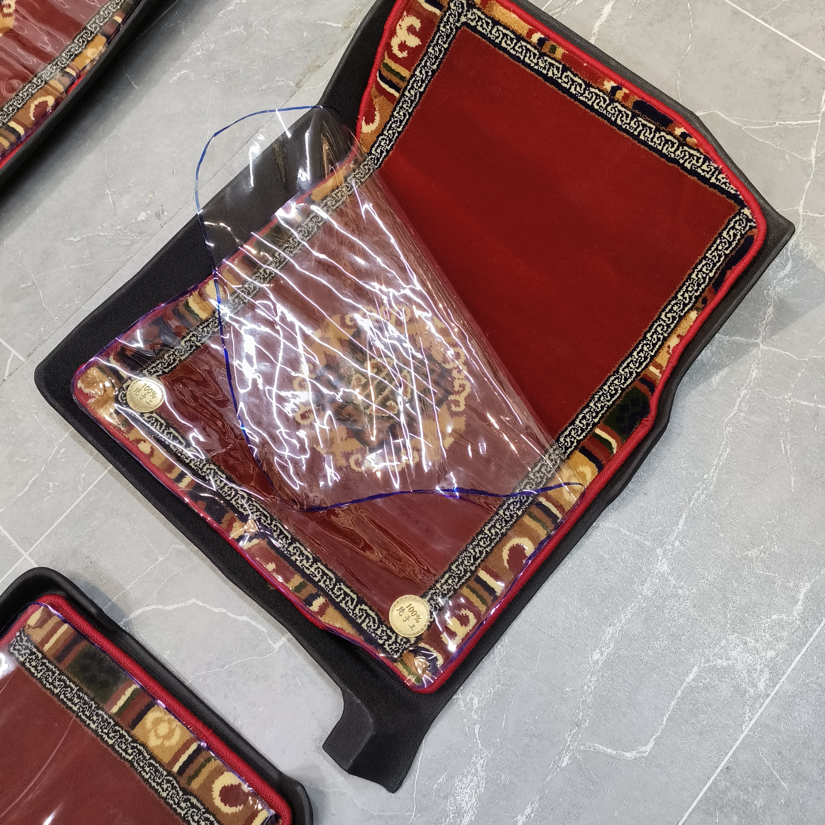 脚垫上层塑料膜订做