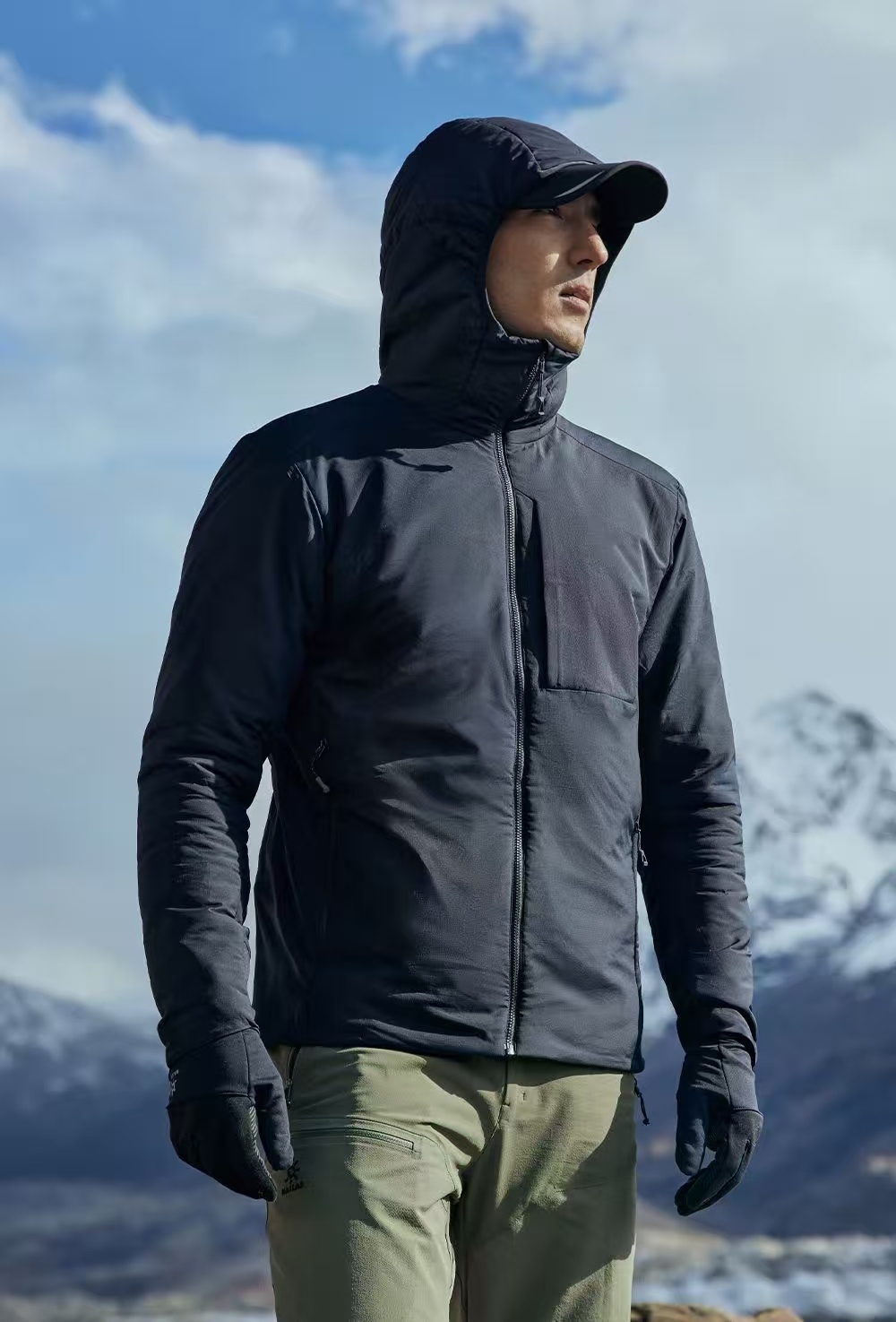 FF-AC80连帽P棉男士秋季棉服轻量舒适