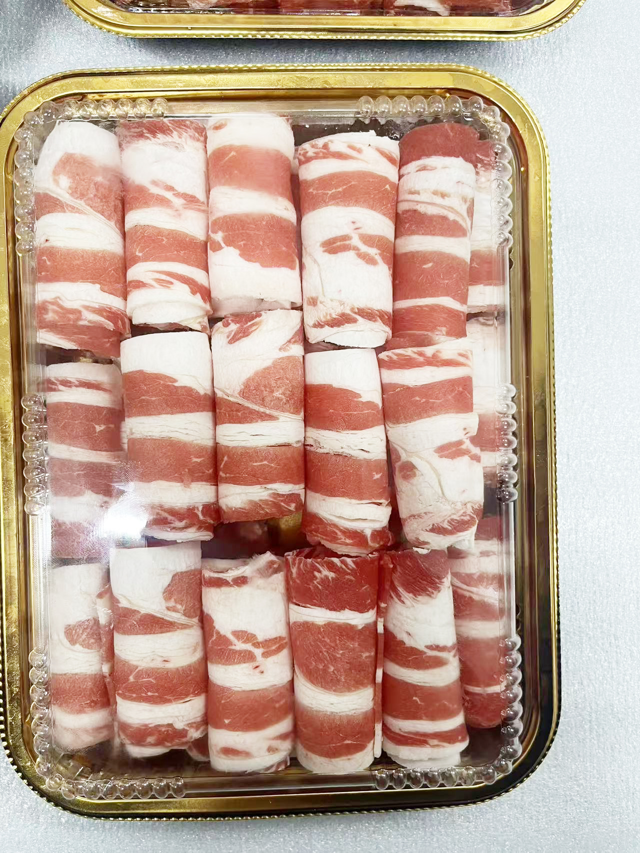 美国进口肥牛卷原切谷饲雪花牛肉卷片火锅涮煮烤肉必备涮烤两用