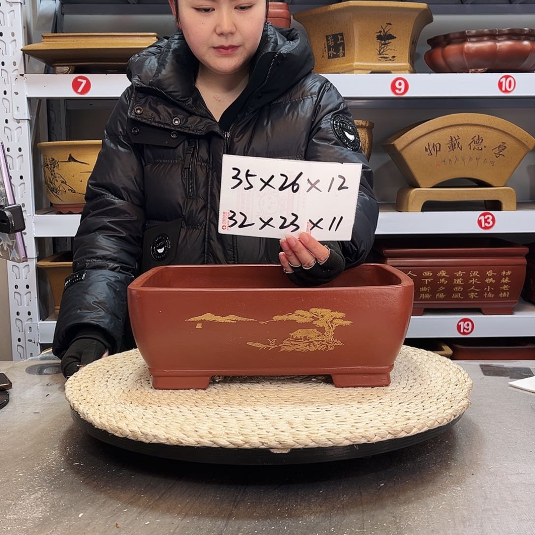 紫砂花盆紫砂花盆