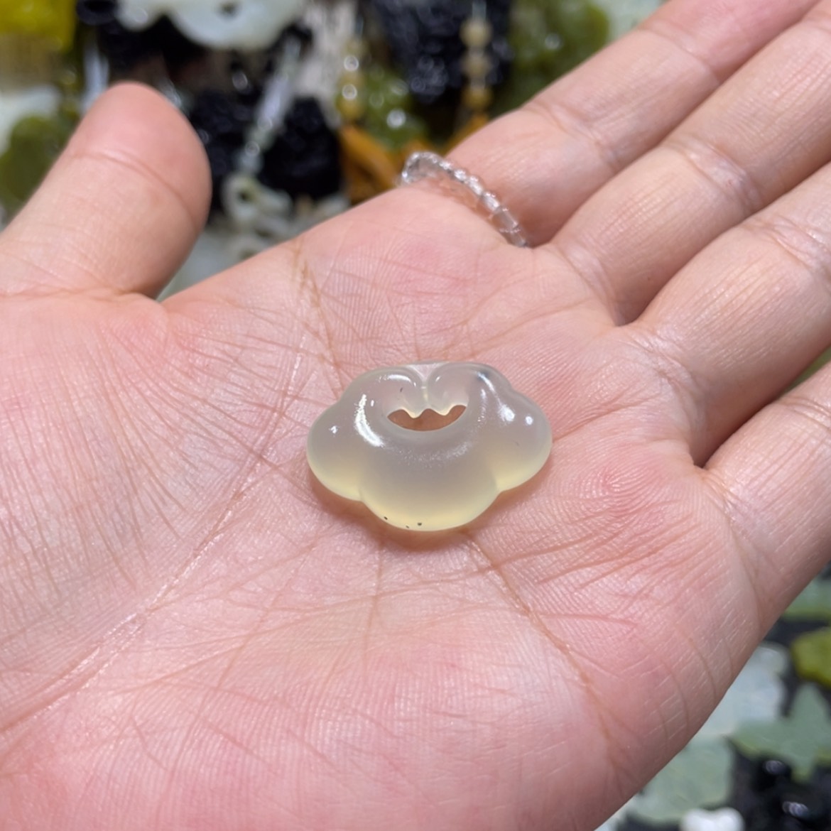 【闪购商品】岫玉颈饰未镶嵌53吊坠