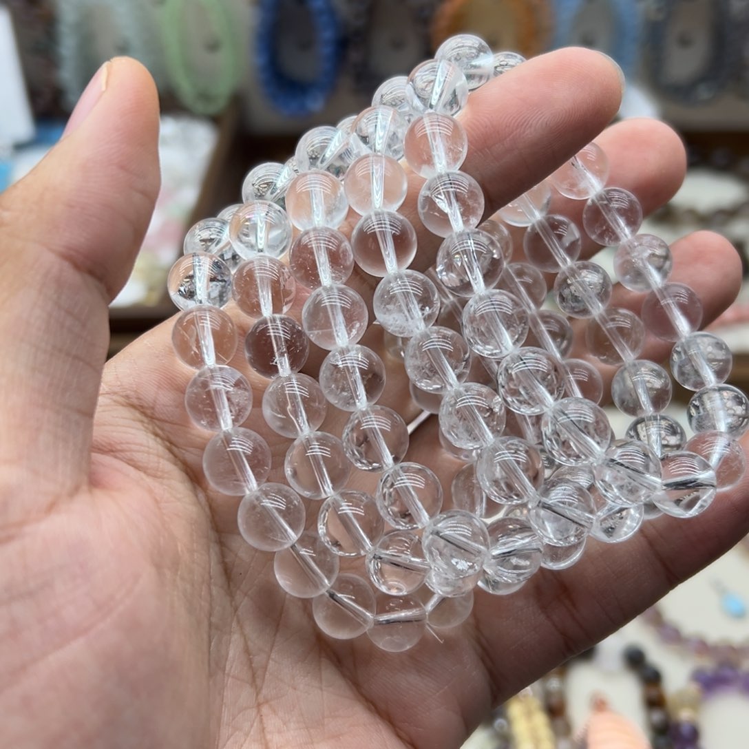 手链水晶未镶嵌10咪福利款白水晶