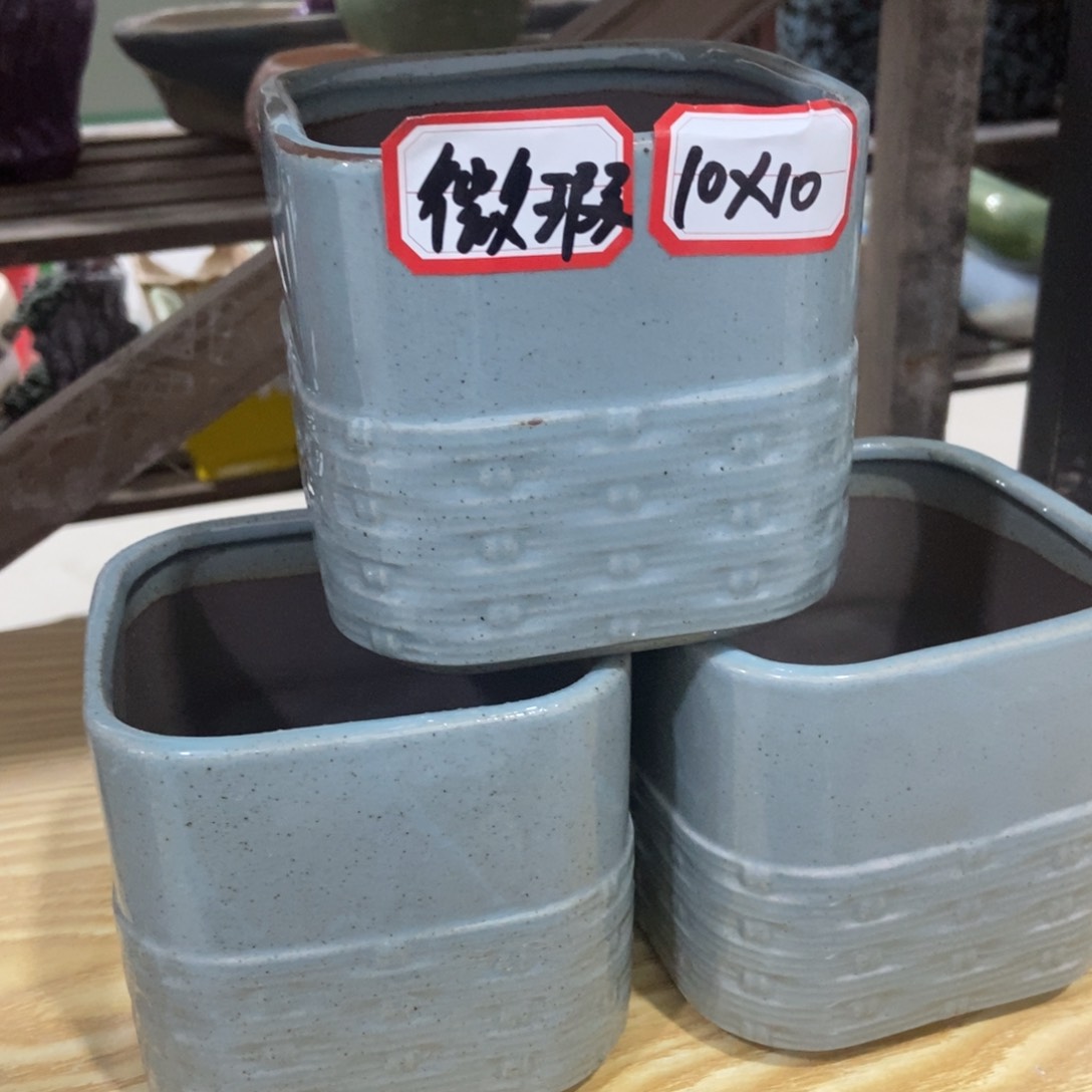 红陶高温陶瓷花盆