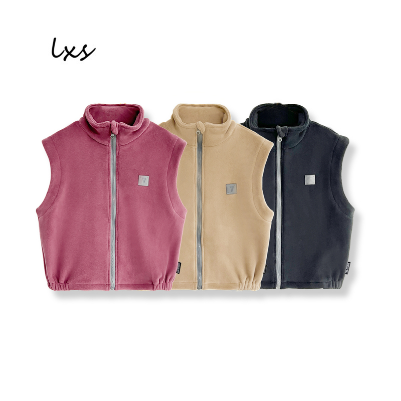 舅舅严选童装校服神器冬季加绒休闲百搭时尚无袖立领马甲外套Q066