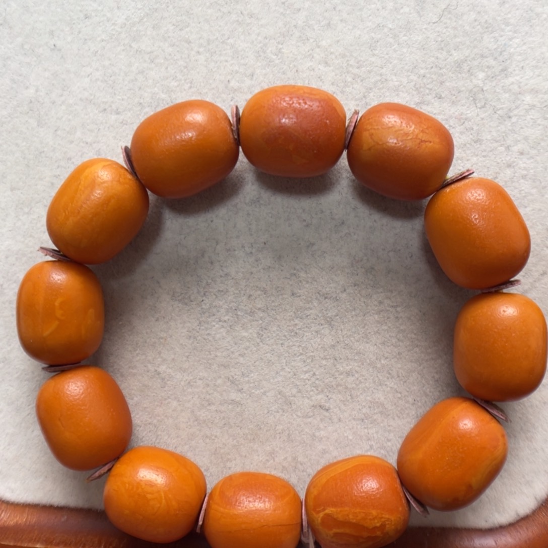 蜜蜡未镶嵌手链蜜蜡