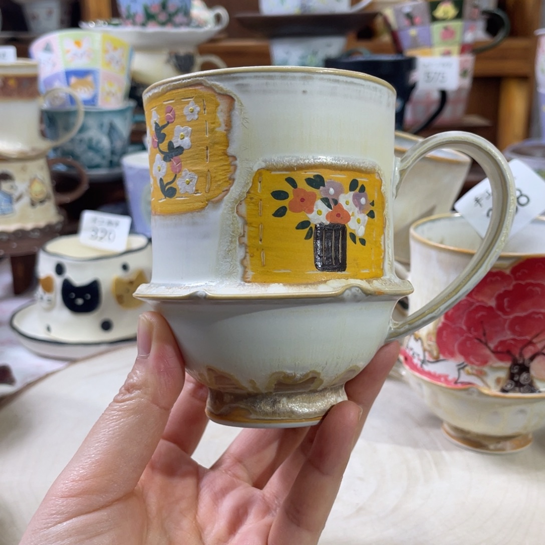 景德镇手工松针釉杯253