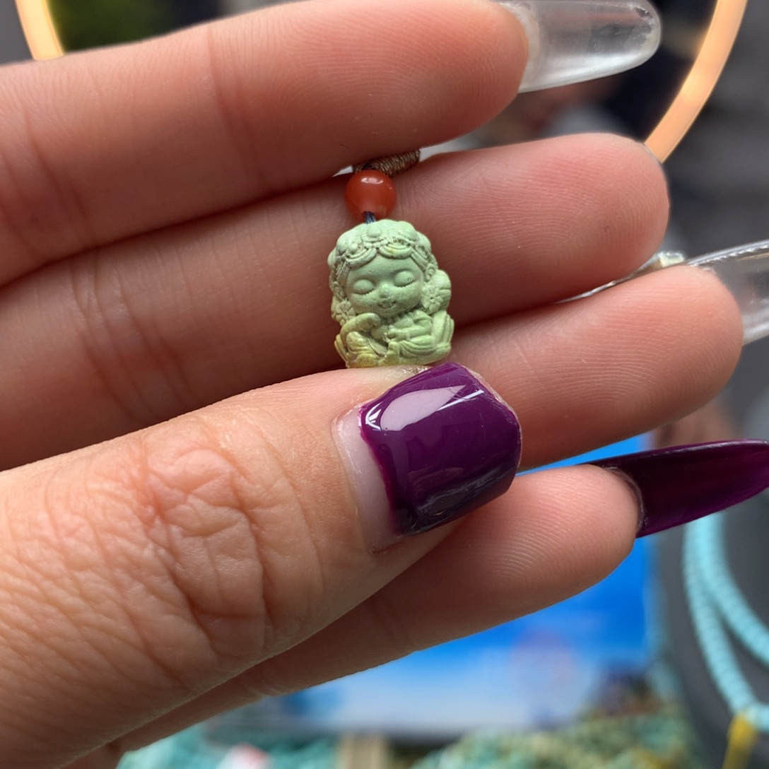 绿松石挂件未镶嵌