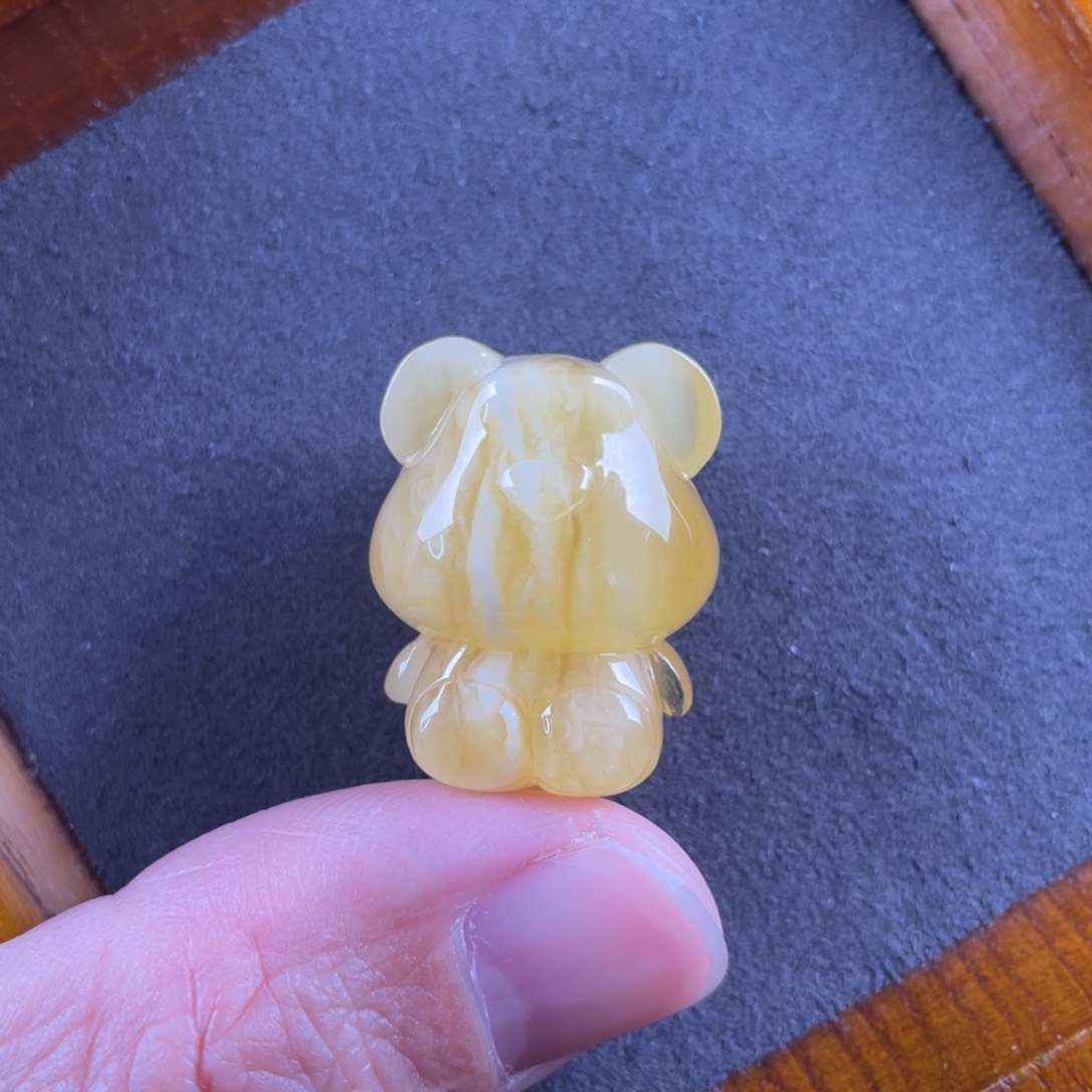 琥珀颈饰未镶嵌蜜蜡吊坠