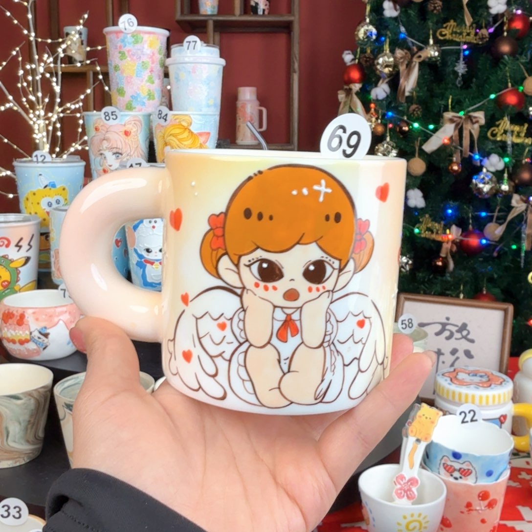 ****佳陶景德镇手绘高温釉下彩