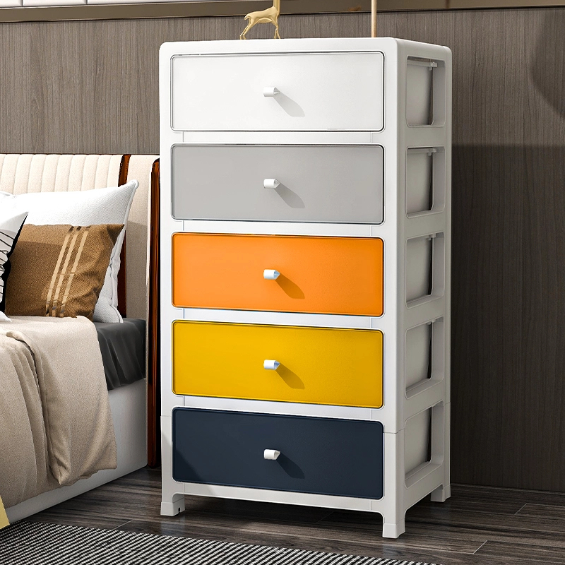 马卡龙35面宽客厅卧室床头柜抽屉式收纳边柜多层卧室玩具收纳箱
