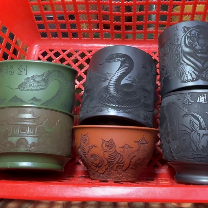 紫砂茶杯宜兴紫砂茶具微瑕清货