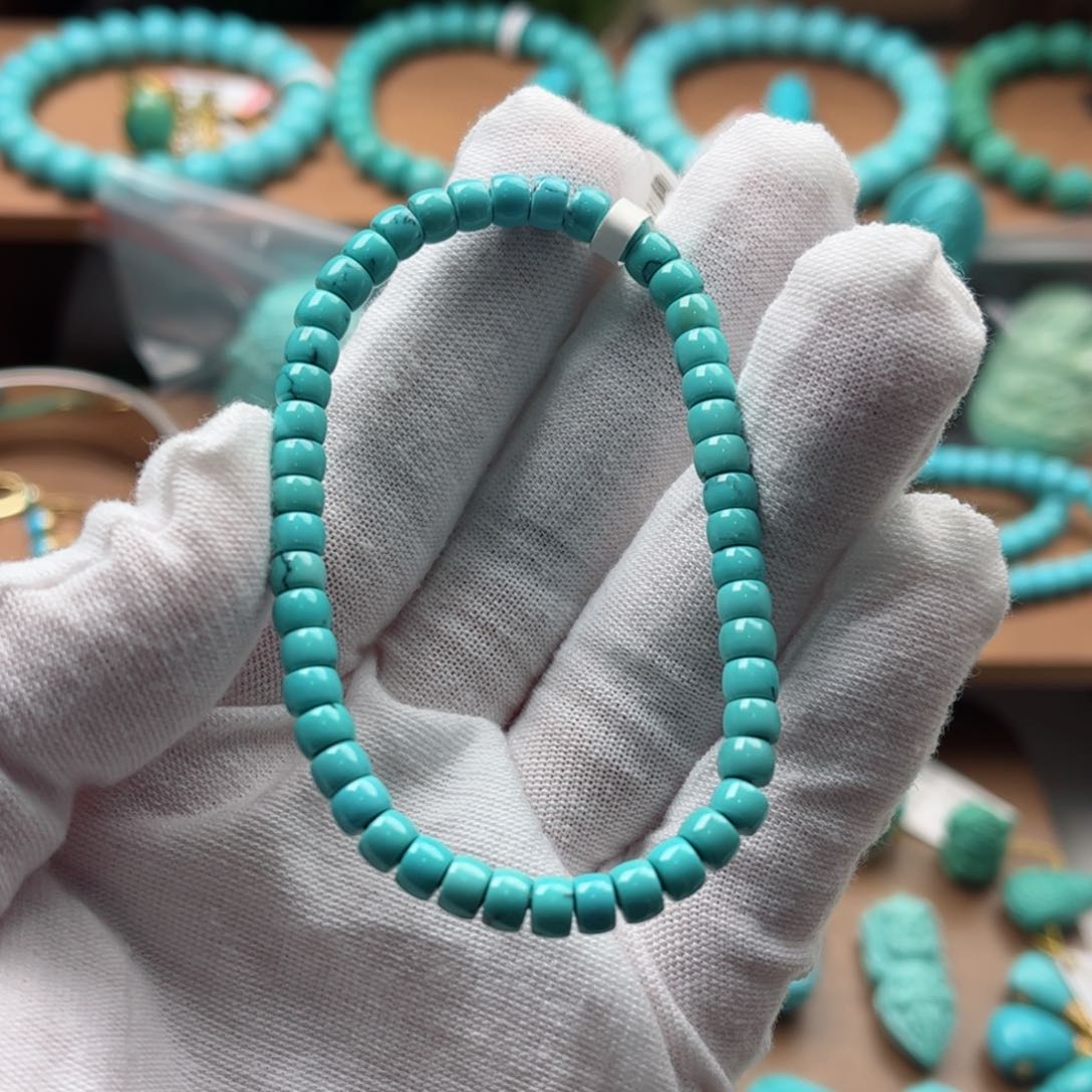 绿松石未镶嵌手串