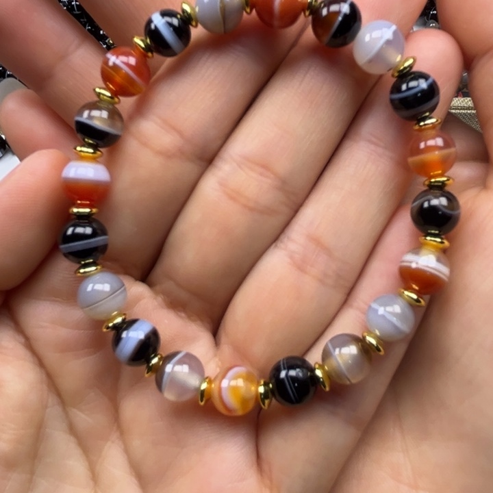 玛瑙/玉髓未镶嵌手链