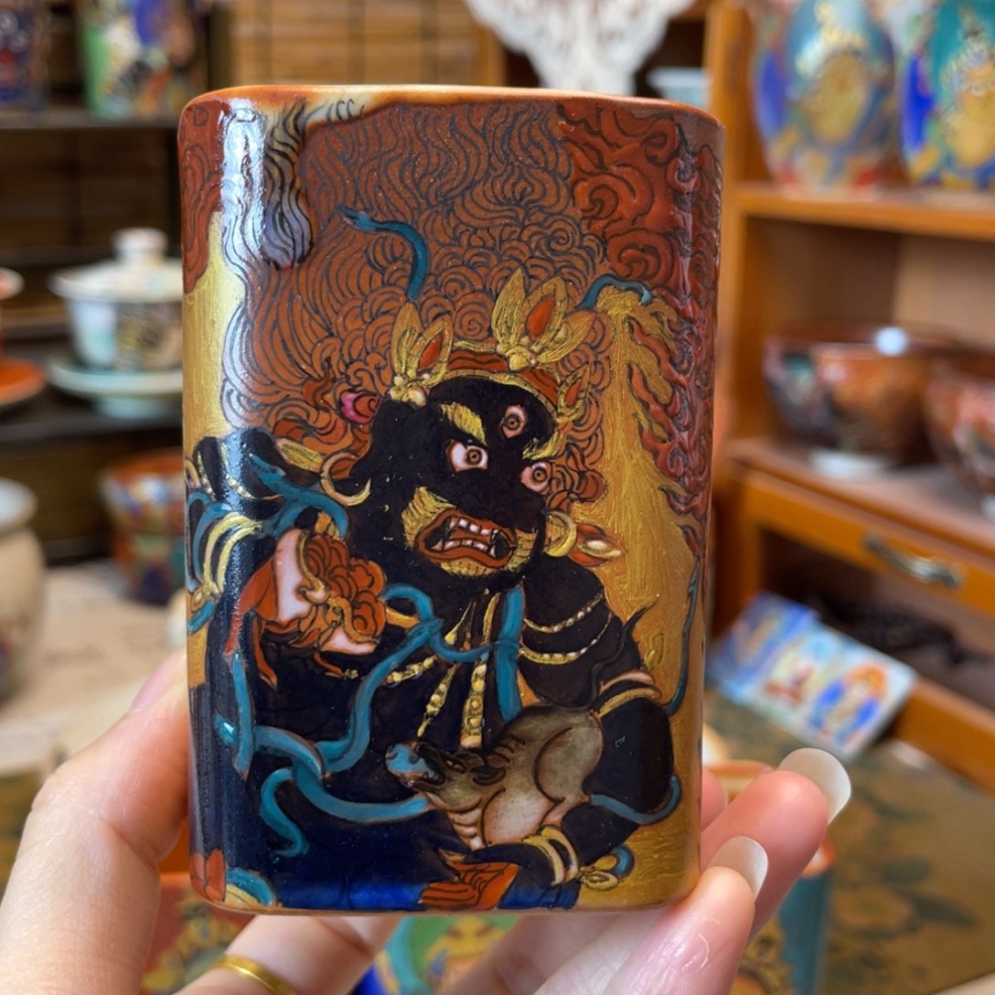黑财神四方志野杯杯