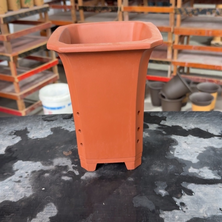 紫砂花盆 高度22口径16